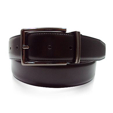 Men's Apt. 9® Reversible Feather-Edge Stitched Soft-Touch Leather Belt