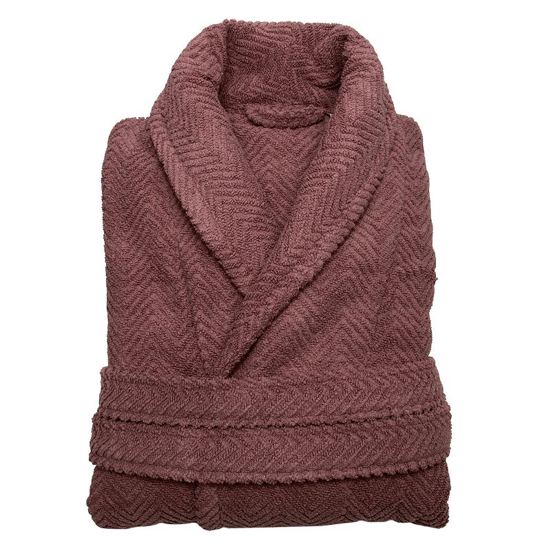 UPC 819843010028 product image for Linum Home Textiles Unisex Herringbone Weave Bathrobe, Men's, Size: Small/Medium | upcitemdb.com
