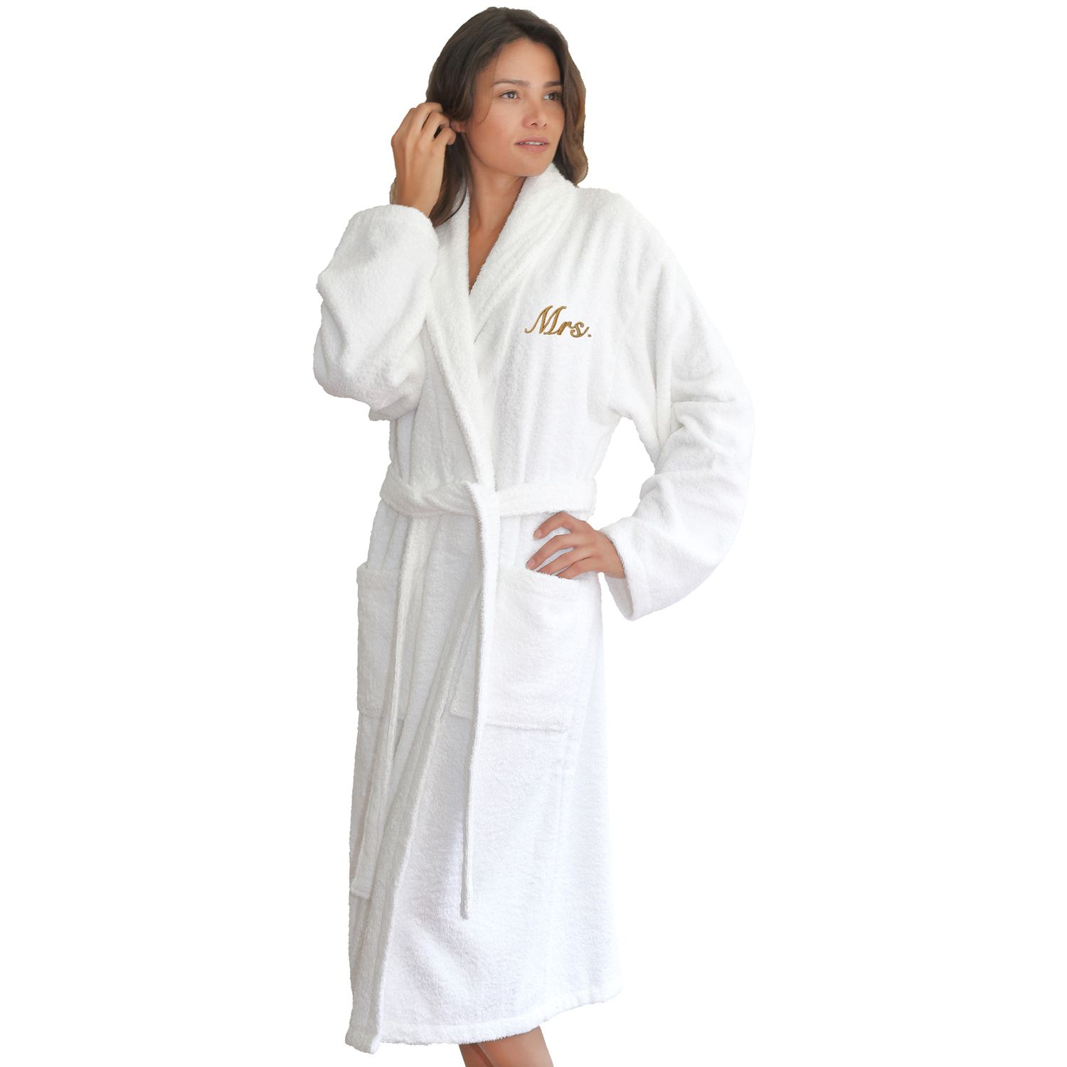 Linum Home Textiles ''Mrs.'' Terry Bathrobe.