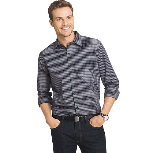Men's Van Heusen Traveler Classic-Fit No-Iron Button-Down Shirt