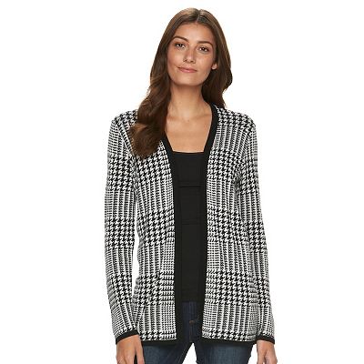 Women s Croft Barrow Essential Print Cardigan