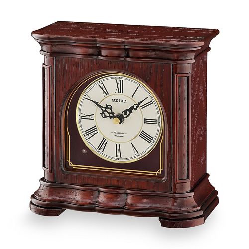 Seiko Wood Musical Mantel Clock - QXW243BLH