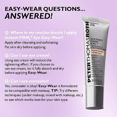 Peter Thomas Roth Instant FIRMx Eye Temporary Eye Tightener Easy