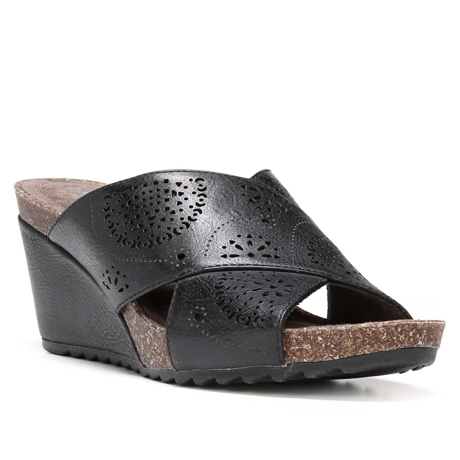 naturalizer black wedge sandals