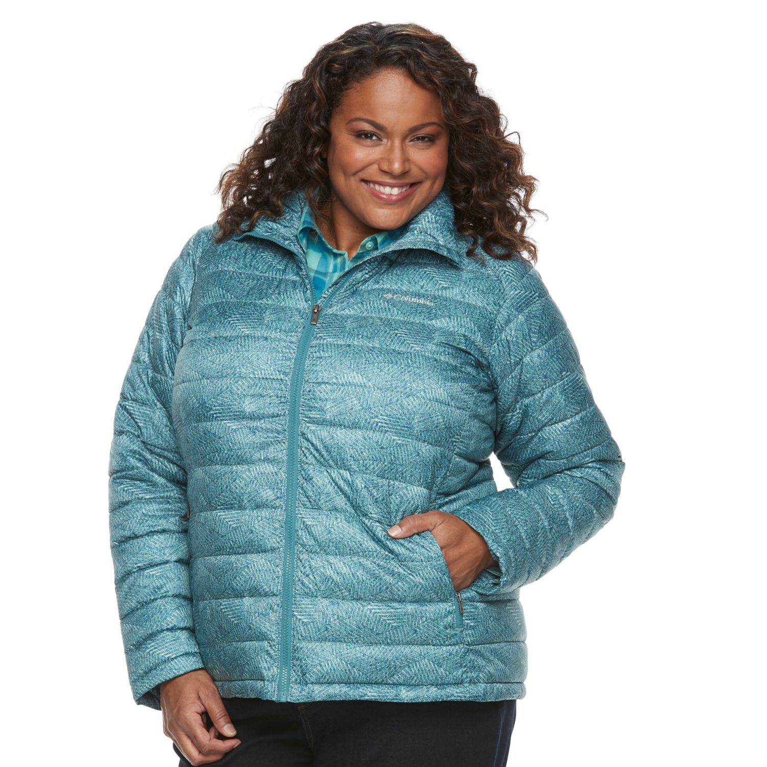 women's plus size columbia puffer jacket