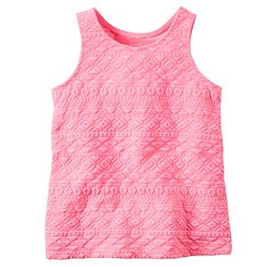 Girls 4-8 Carter's Tonal Print Tank