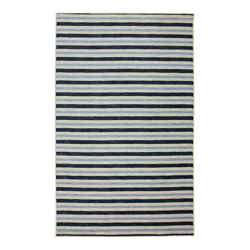 Mohawk Home Naples Monterey Stripe Rug, Blue, 5X8 Ft