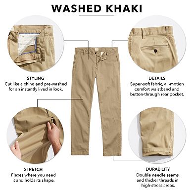 Men's Dockers Slim Tapered Fit Washed Khaki Pants