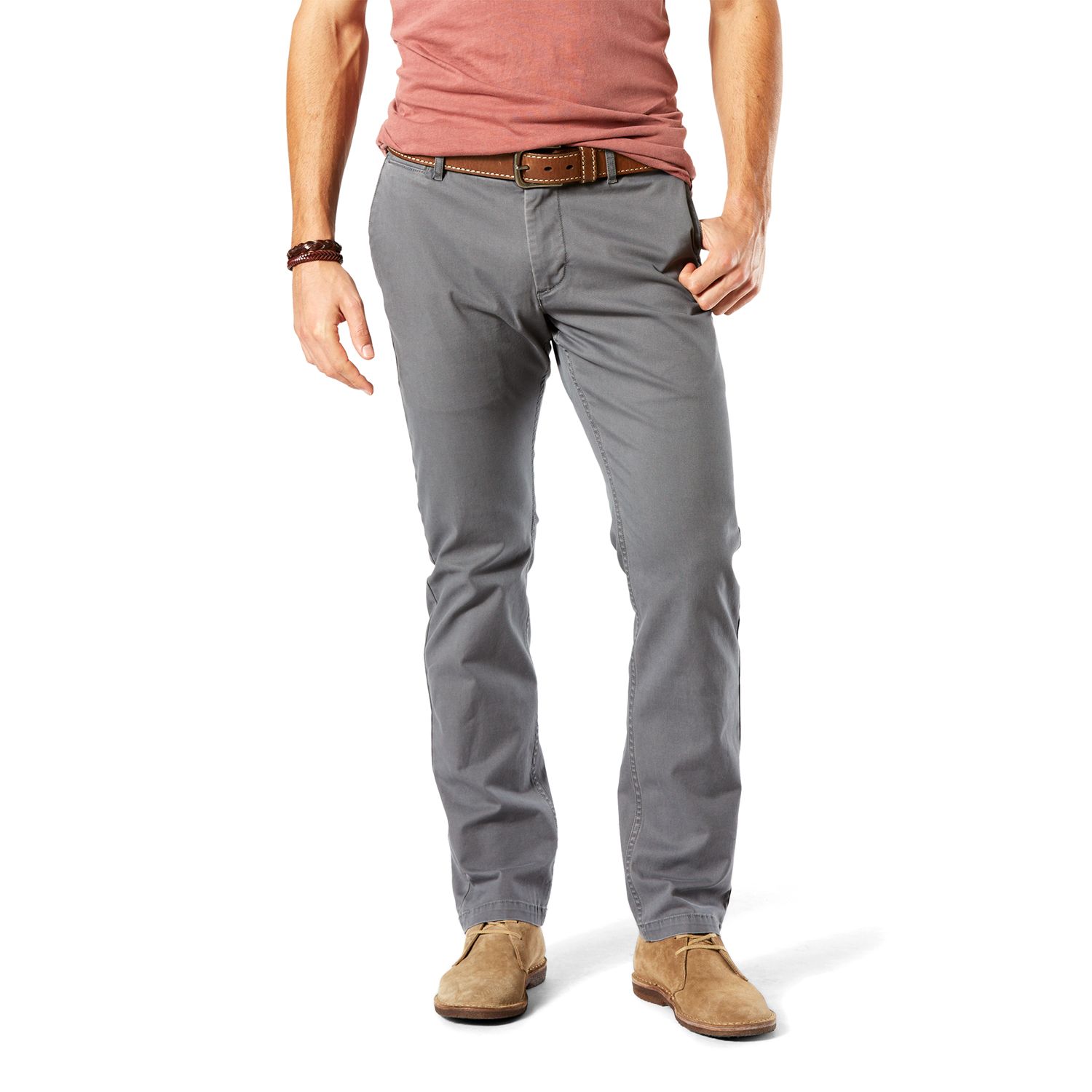 dockers washed khaki slim tapered