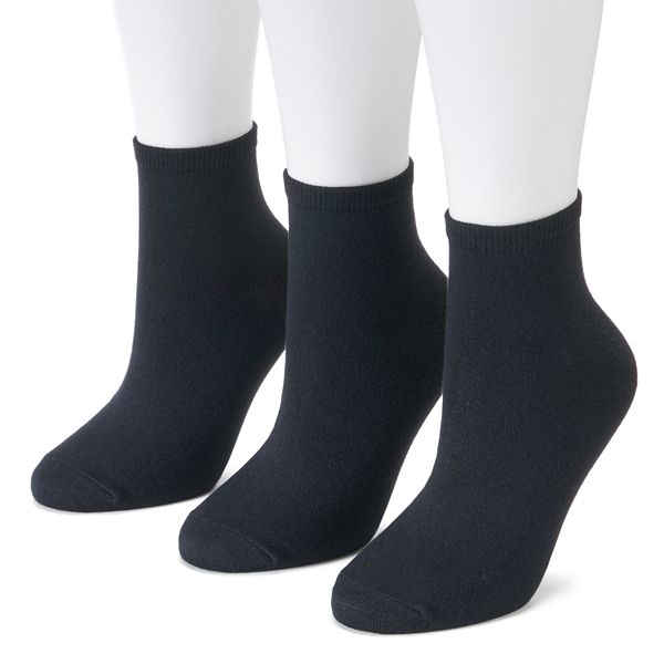 Women's Sonoma Goods For Life® 3pk. Soft & Comfortable Ankle Socks