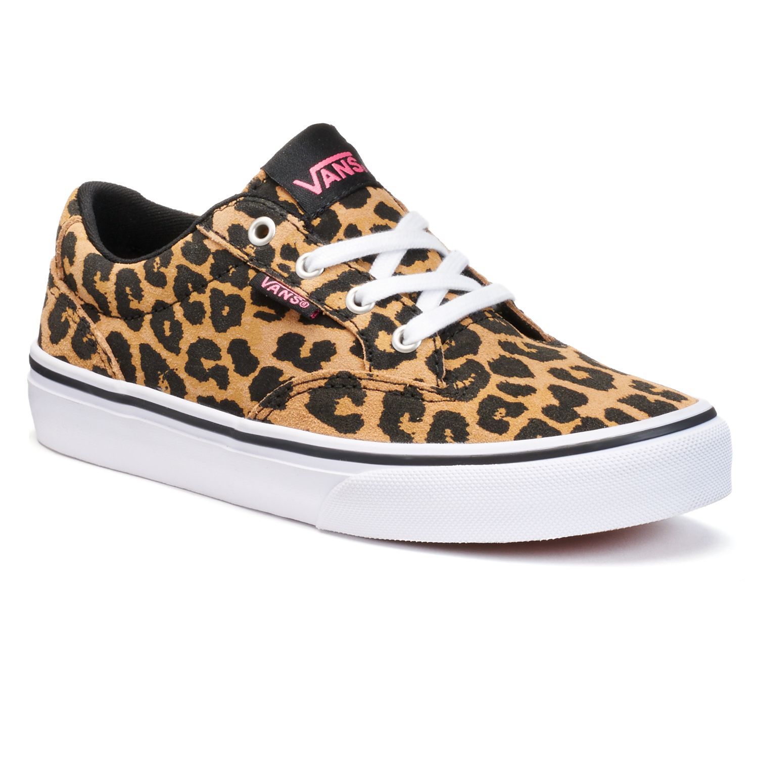 vans cheetah print shoes