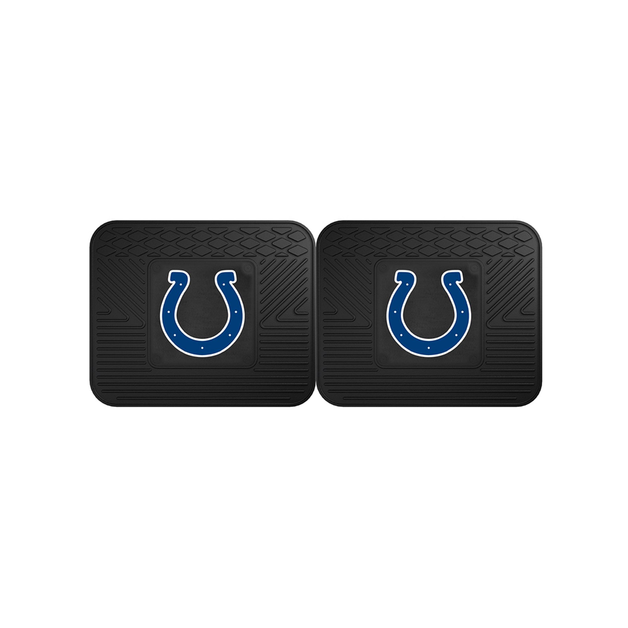 FANMATS Indianapolis Colts 2-Pack Utility Backseat Car Mats, Team