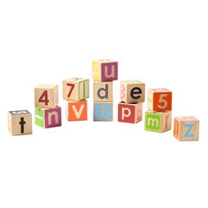 giggle Wood Alphabet & Numbers Block Set