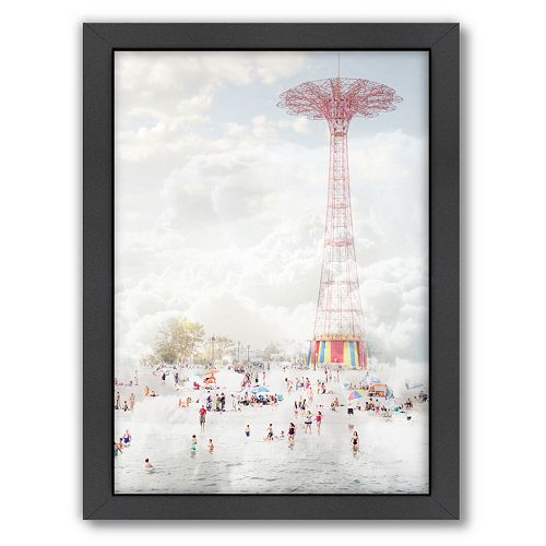 Americanflat Brooklyn Eiffel Framed Wall Art