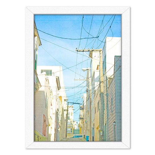 Americanflat San Francisco Tops 4 Framed Wall Art