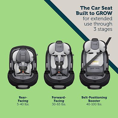 Safety 1st Grow & Go 3-in-1 Convertible Car Seat