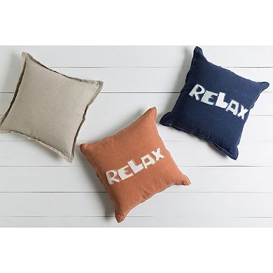 Decor 140 Chill "Relax" Throw Pillow