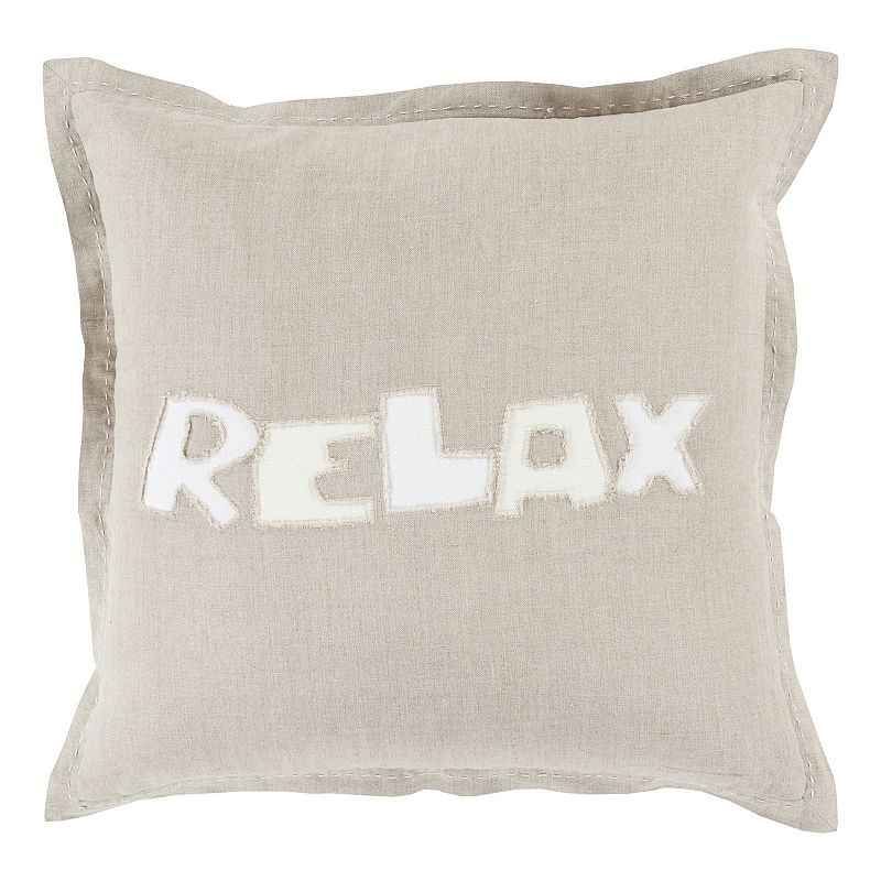 Decor 140 Chill Relax Throw Pillow, Light Grey, 20X20