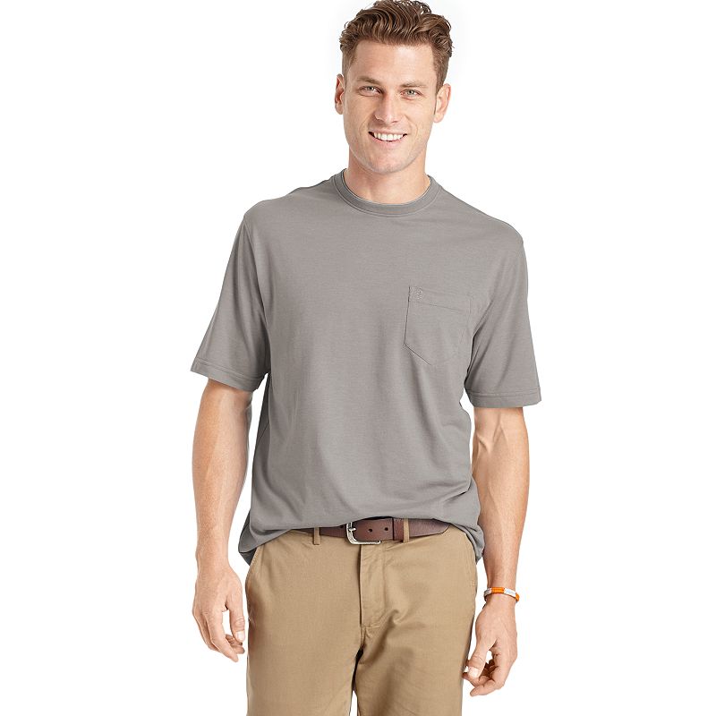 UPC 015844491891 product image for Men's IZOD Mock-Layer Crewneck Tee, Size: M, Grey | upcitemdb.com