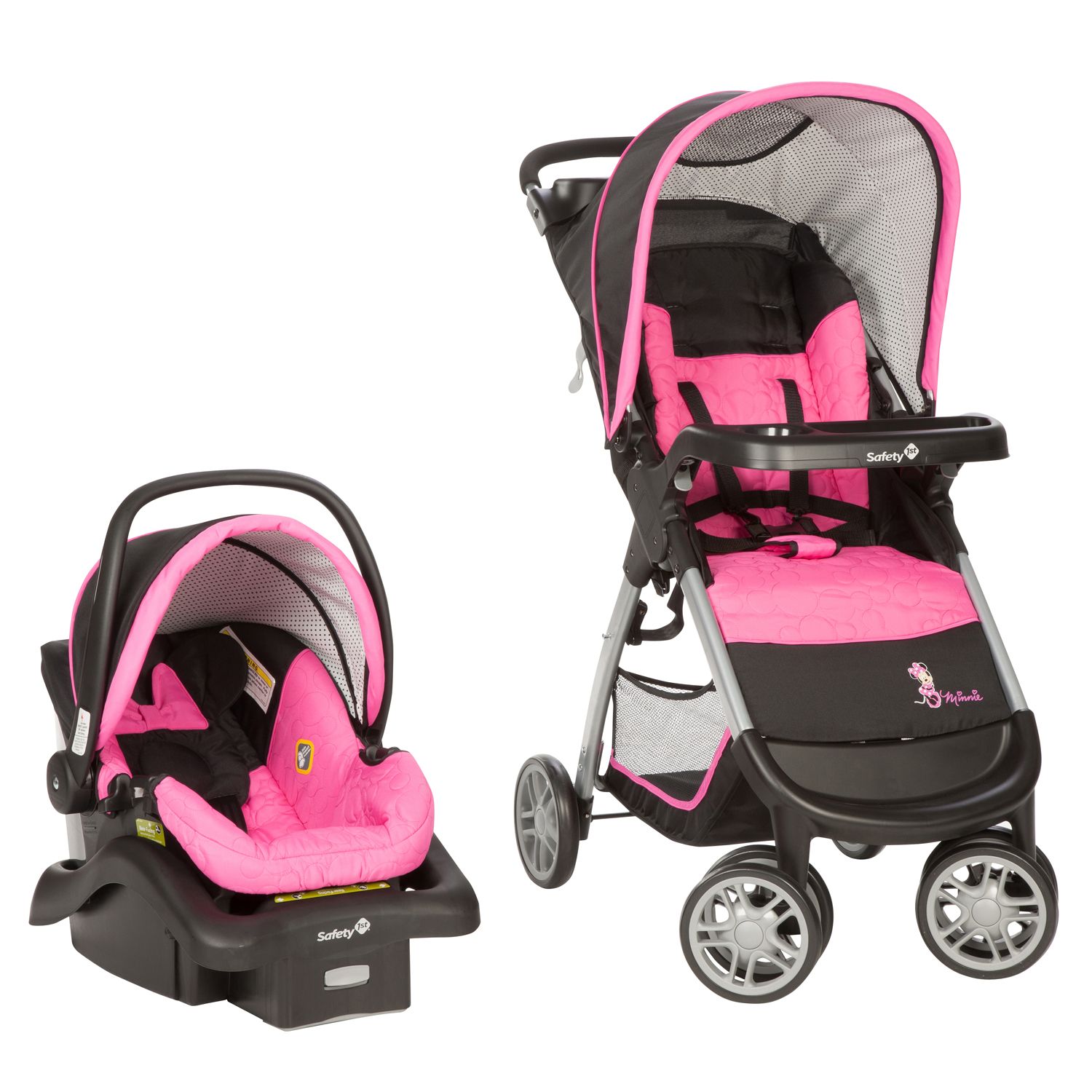 minnie mouse smooth ride travel system