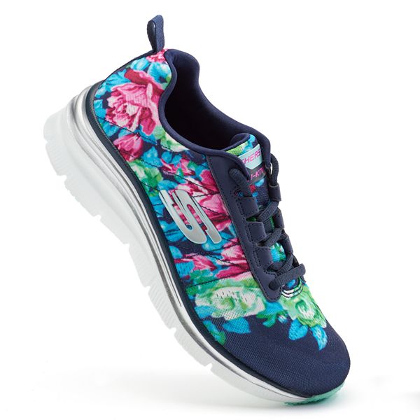 Skechers Fit Women's Floral Athletic Shoes