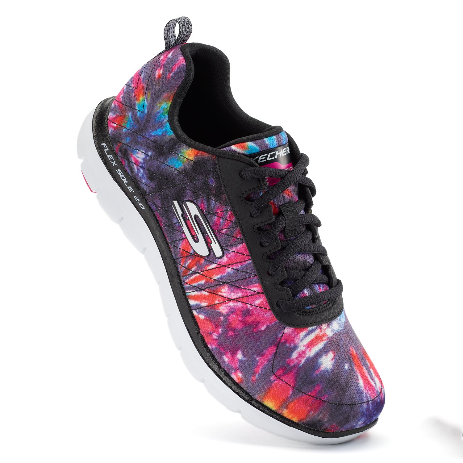 skechers tie dye flex appeal