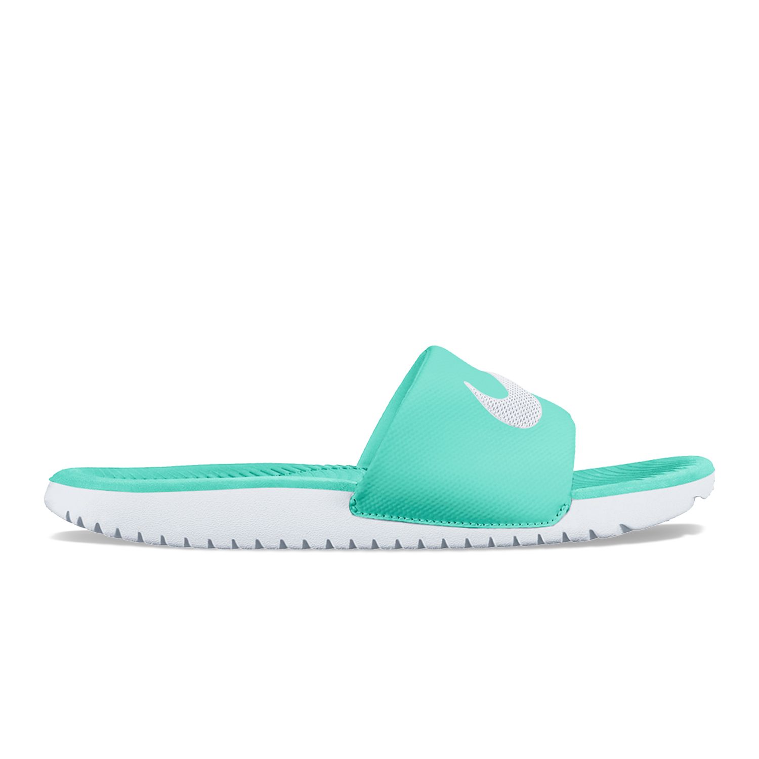 nike kawa slide women's white