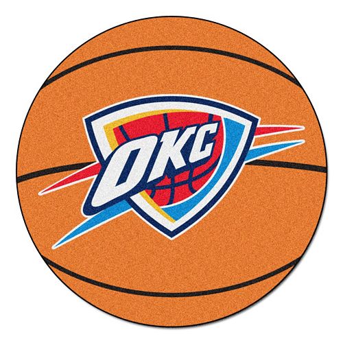 FANMATS Oklahoma City Thunder Basketball Rug