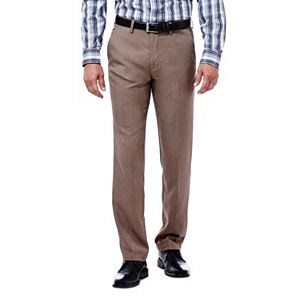 Big & Tall Haggar® Slim-Fit Performance Microfiber Flat-Front Slacks