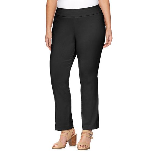 Plus Size Dana Buchman Slimming PullOn Pants