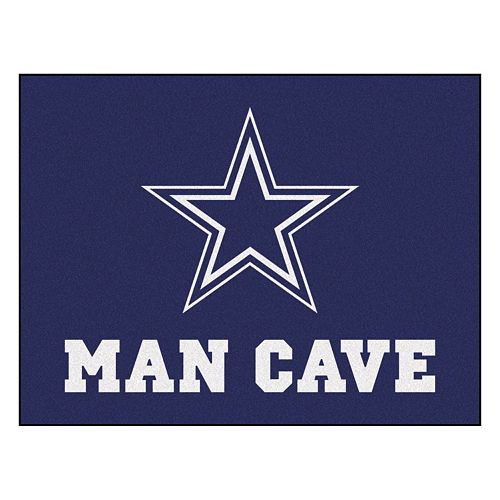 FANMATS Dallas Cowboys Man Cave Rug