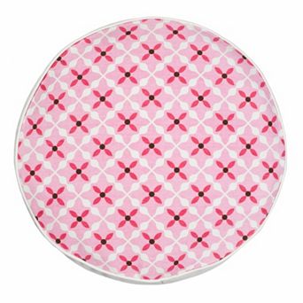 Greendale Home Fashions Quatrefoil Round Throw Pillow