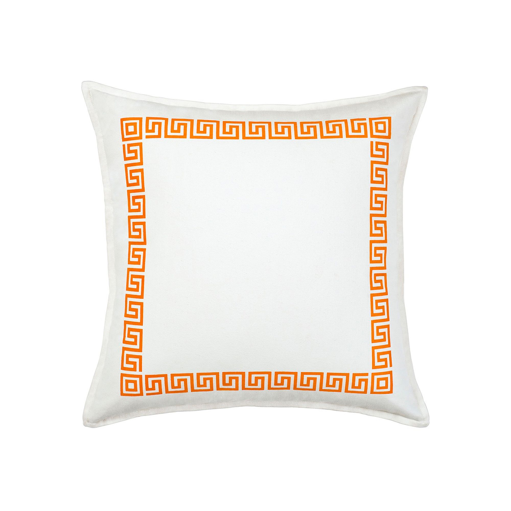 Greendale Home Fashions Greek Key Throw Pillow, Orange