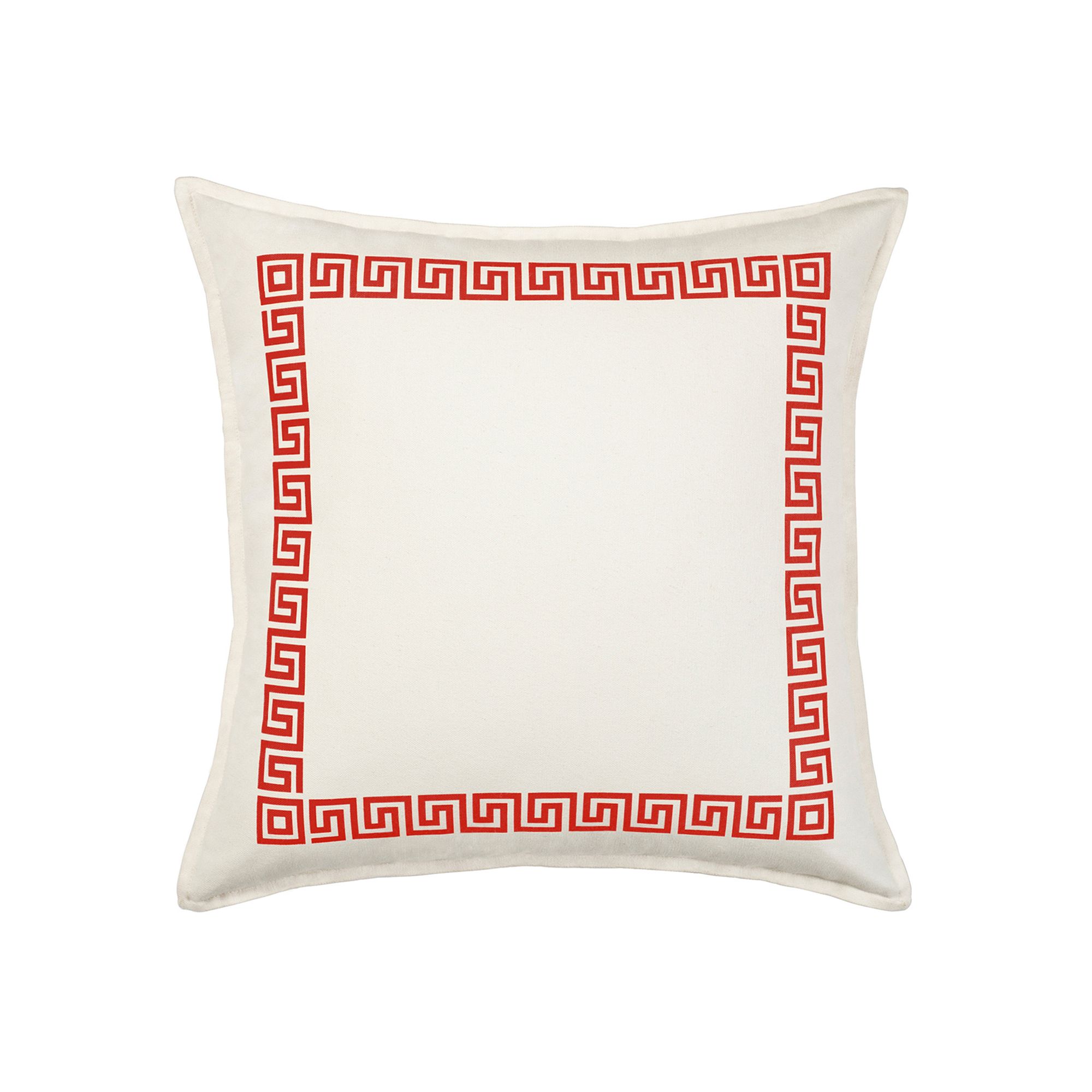 Greendale Home Fashions Greek Key Throw Pillow, Red