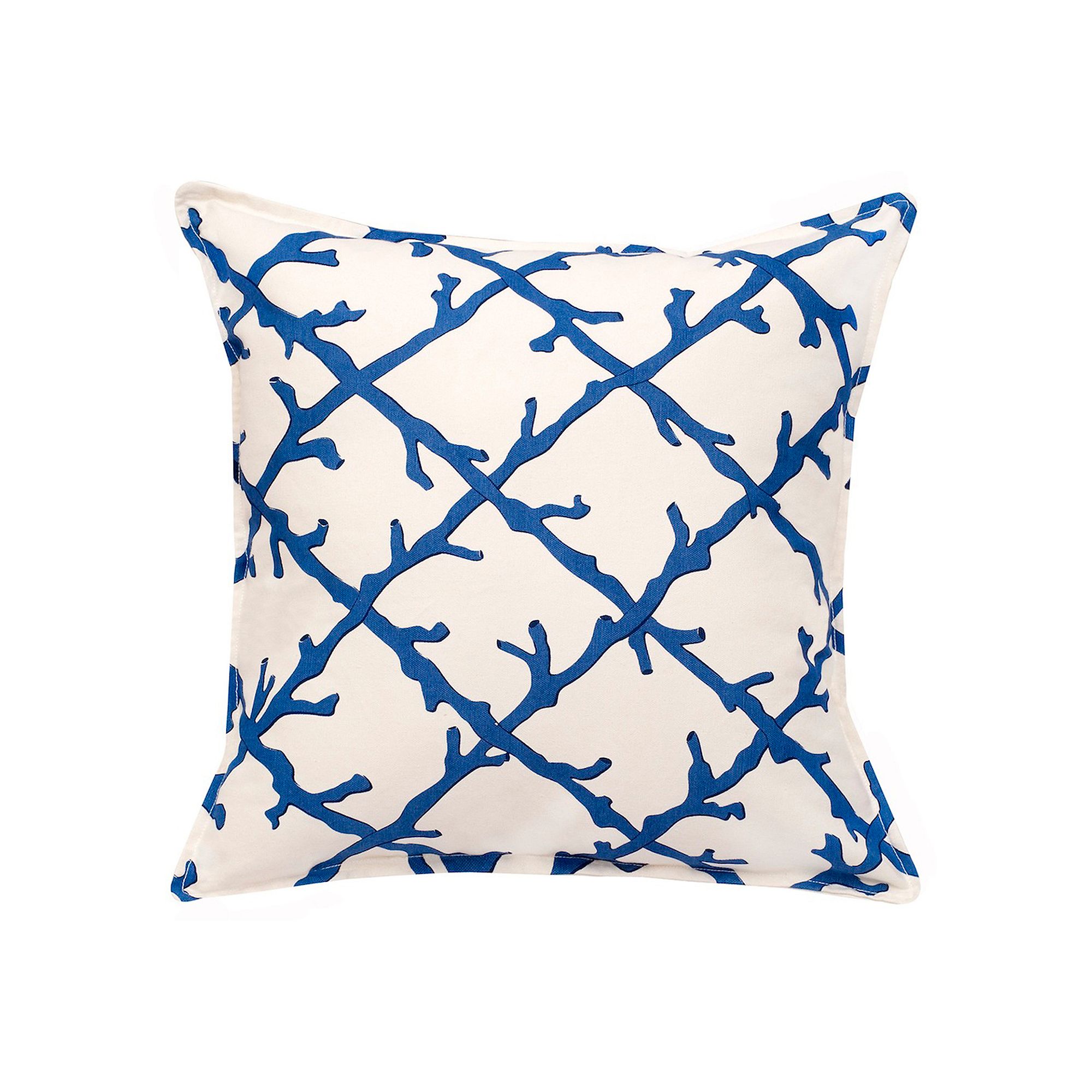 Greendale Home Fashions Lattice Throw Pillow, Blue