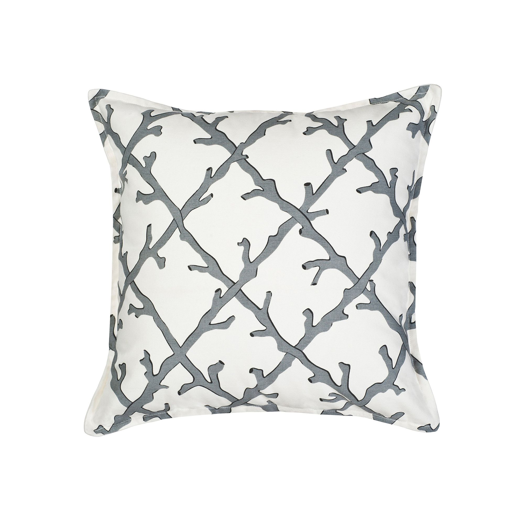 Greendale Home Fashions Lattice Throw Pillow, Gray