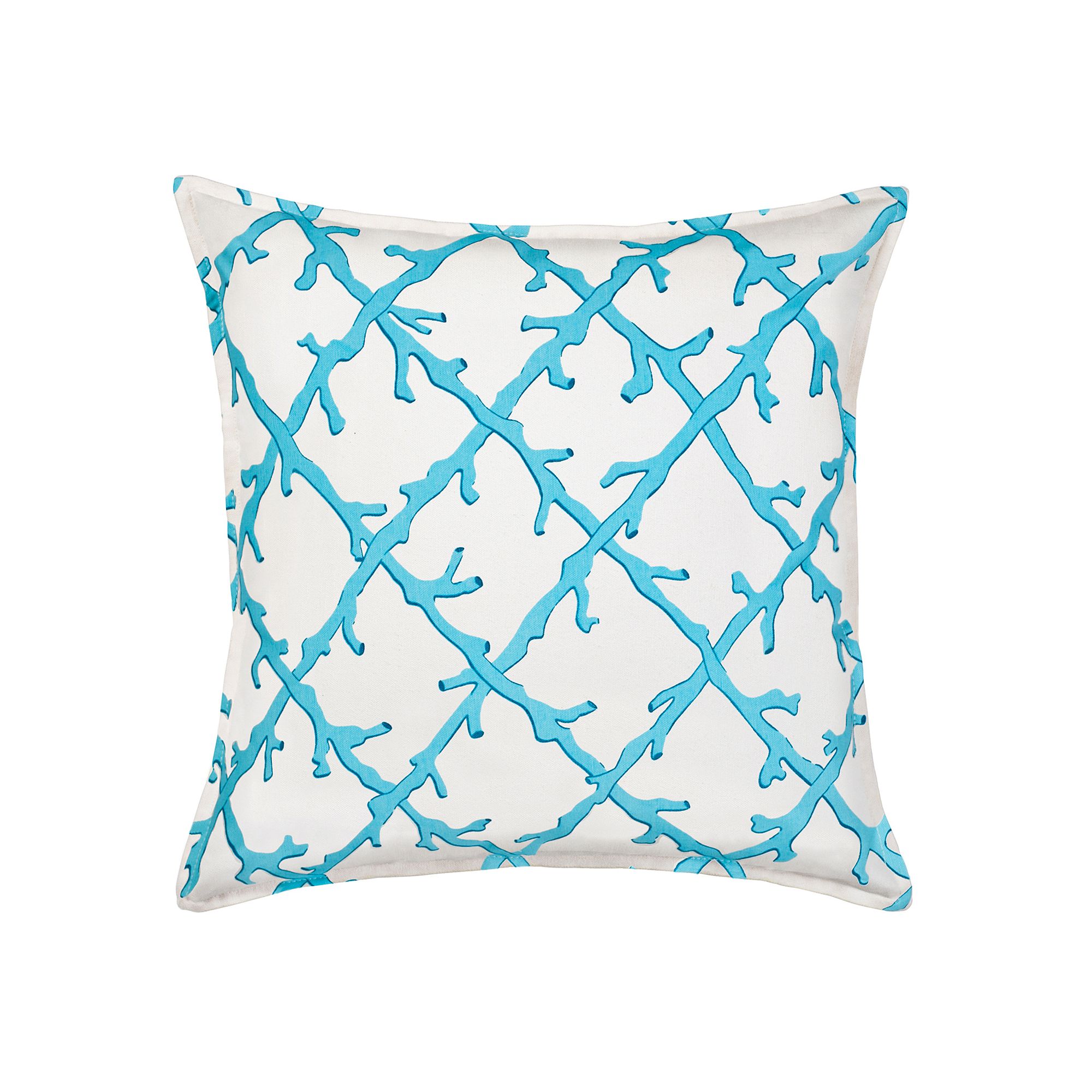 Greendale Home Fashions Lattice Throw Pillow, Turquoise