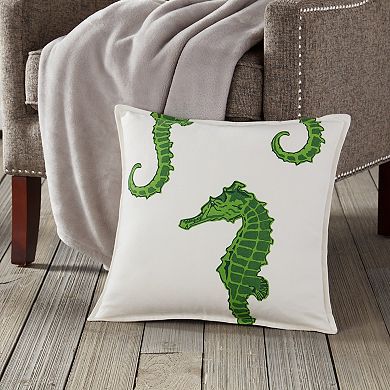 Greendale Home Fashions Seahorse Throw Pillow