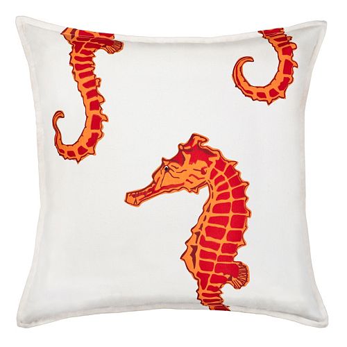 Greendale Home Fashions Seahorse Throw Pillow