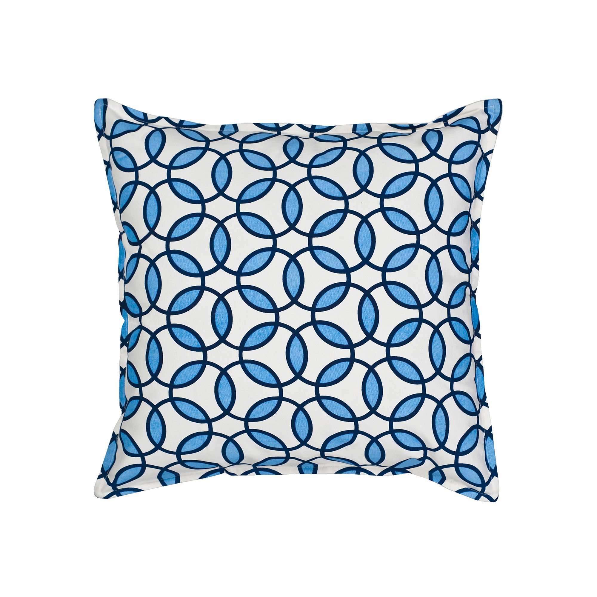 Greendale Home Fashions Rings Throw Pillow, Blue