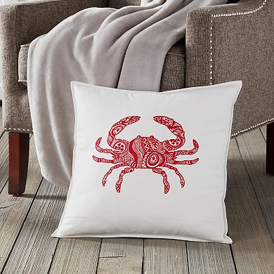 Greendale Home Fashions Crab Throw Pillow