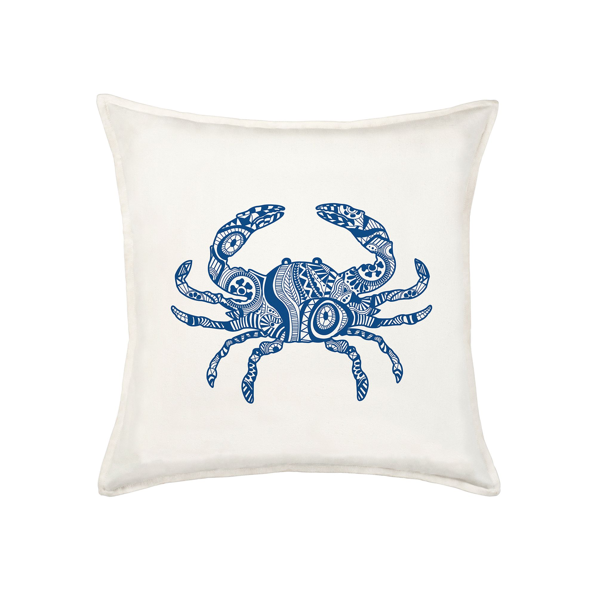 Greendale Home Fashions Crab Throw Pillow, Blue