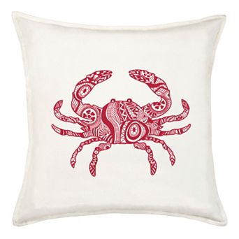 Greendale Home Fashions Crab Throw Pillow