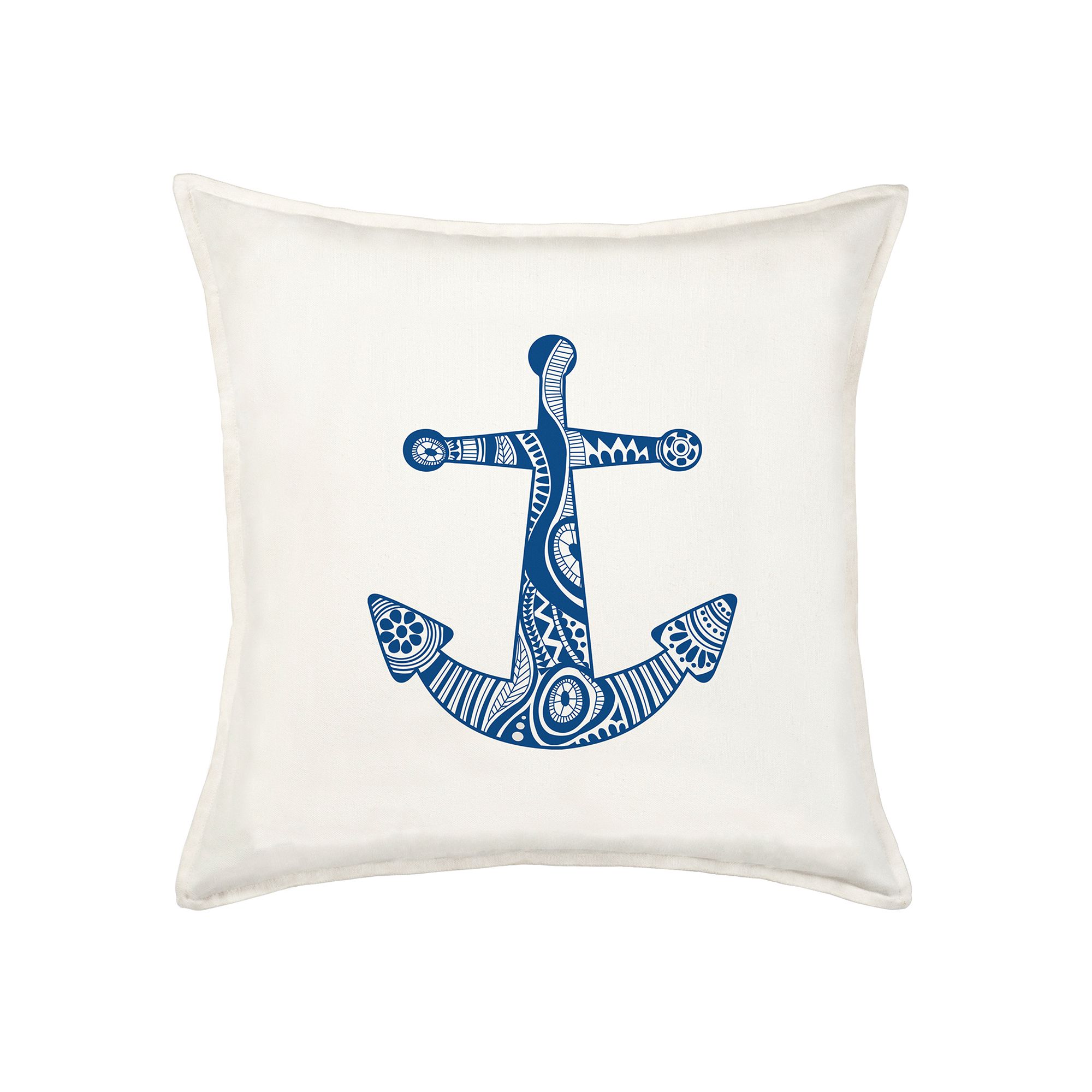 Greendale Home Fashions Anchor Throw Pillow, Blue