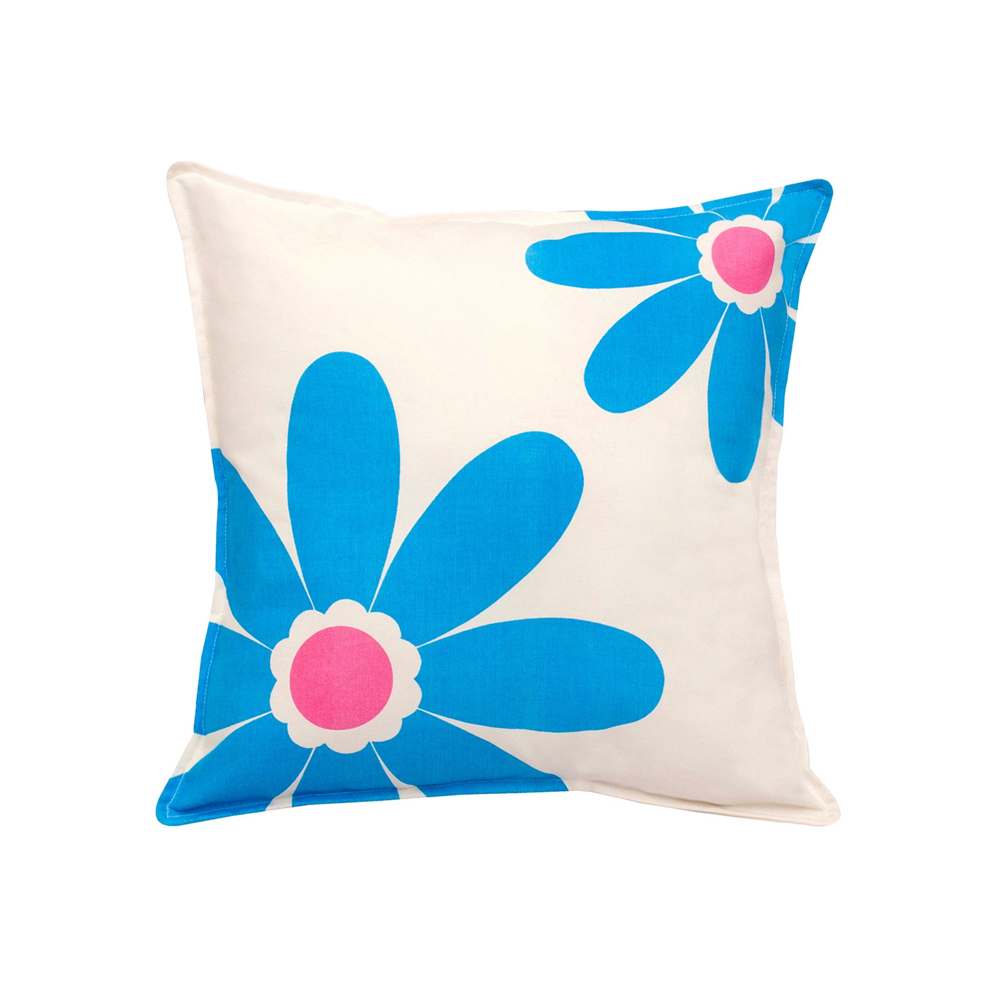 Greendale Home Fashions Daisy Throw Pillow, Blue