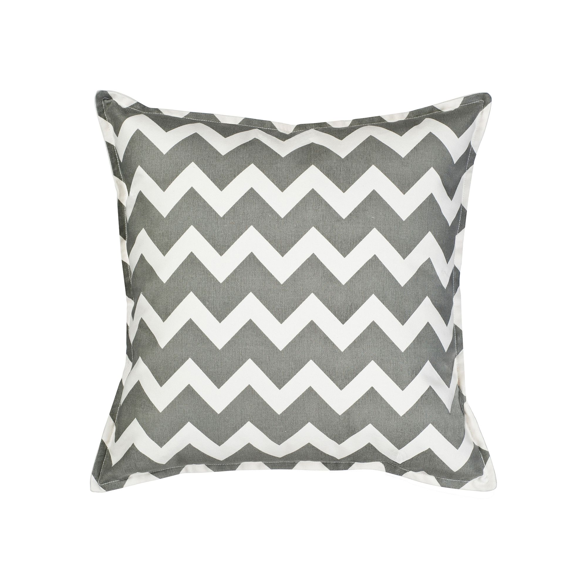 Greendale Home Fashions Chevron Throw Pillow, Gray
