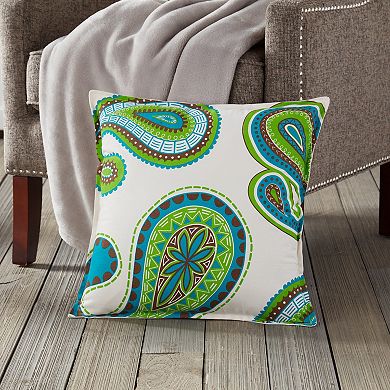 Greendale Home Fashions Paisley Throw Pillow