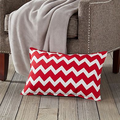 Greendale Home Fashions Chevron Oblong Throw Pillow