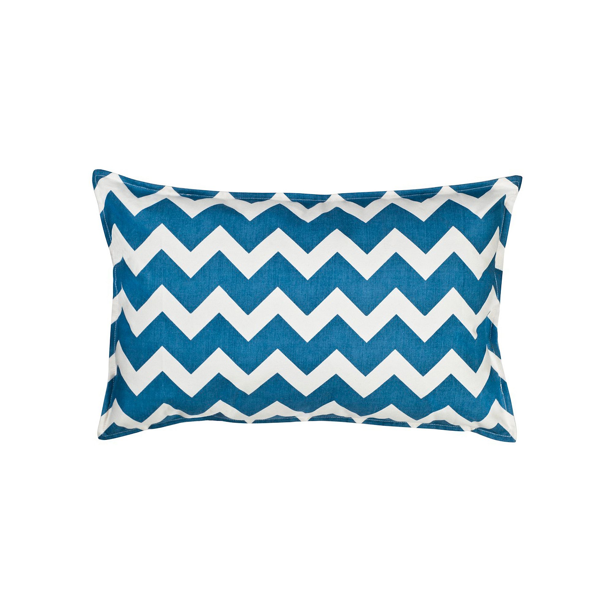 Greendale Home Fashions Chevron Oblong Throw Pillow, Marine