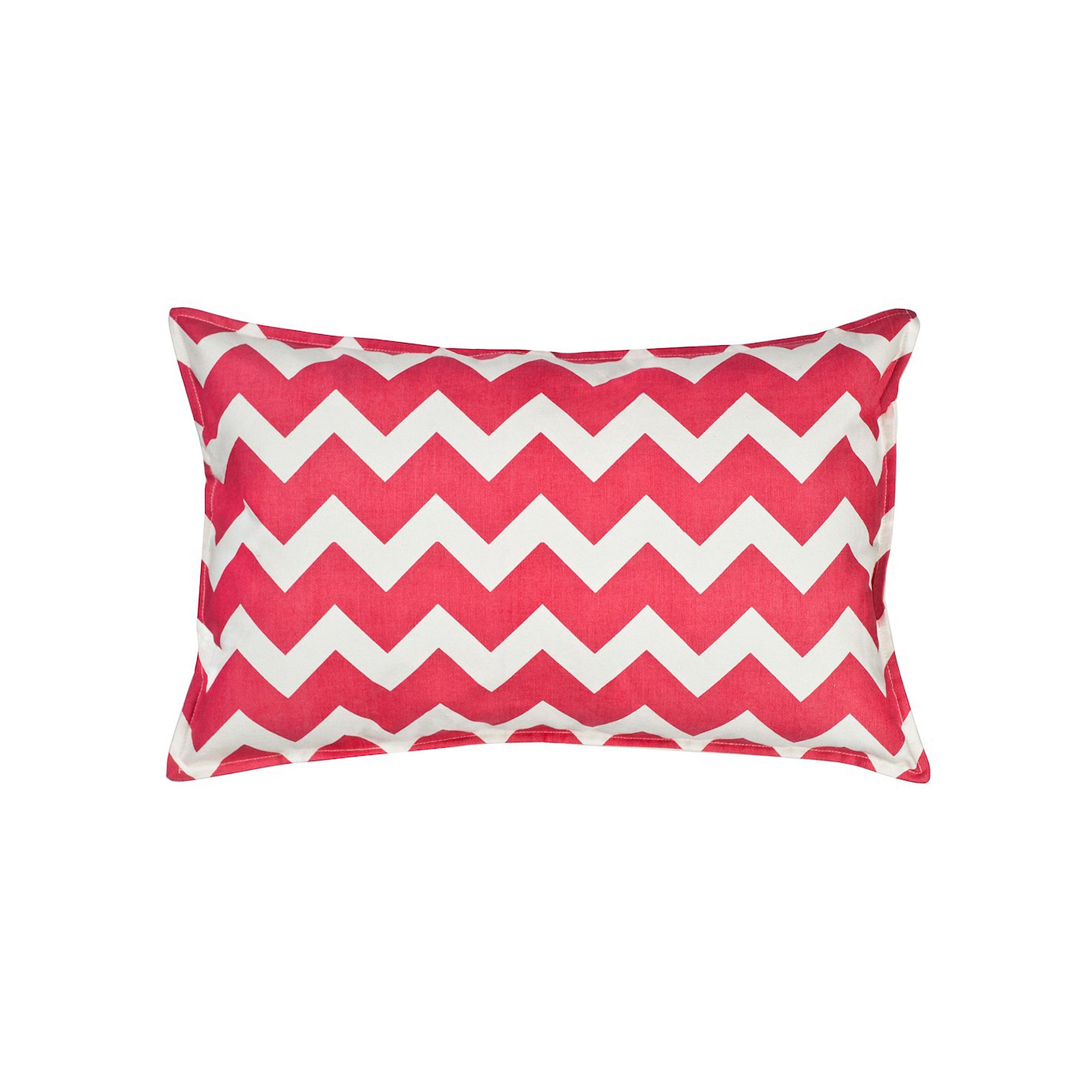 Greendale Home Fashions Chevron Oblong Throw Pillow, Pink
